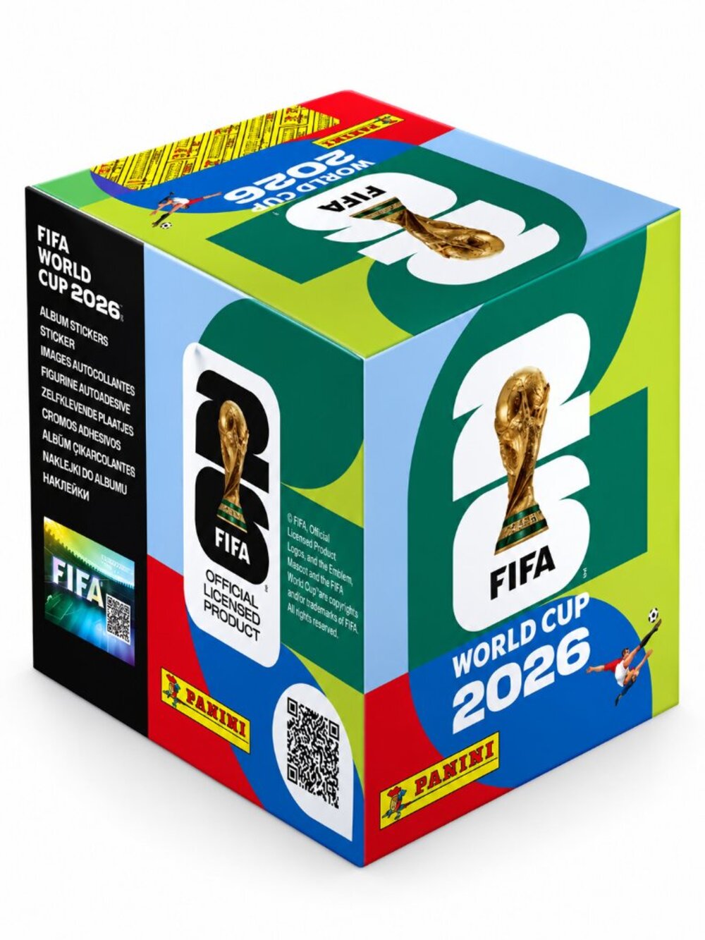 Panini FIFA World Cup 2026 Official Sticker Box – 50 Packs, 350 Stickers
